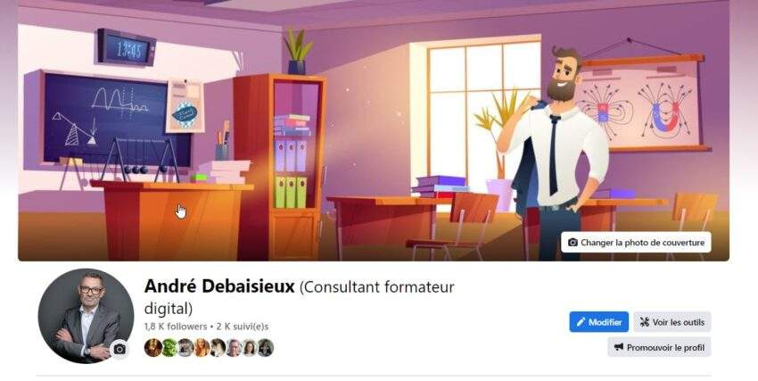 Profil facebook andré Debaisieux