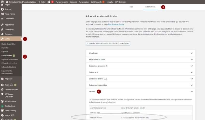 Comment connaitre la version PHP de votre hébergement - Flashcomet ...