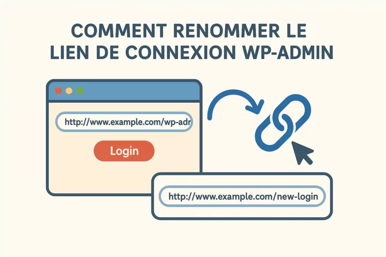 renommer lien de connexion