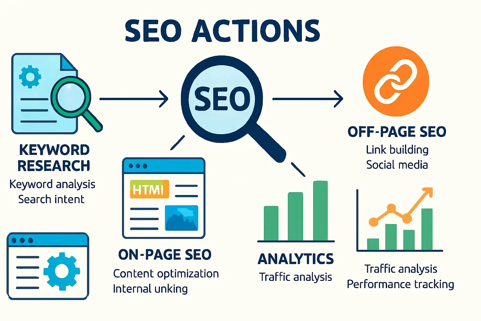 Tableau récapitulatif 2026 des actions Seo Geo